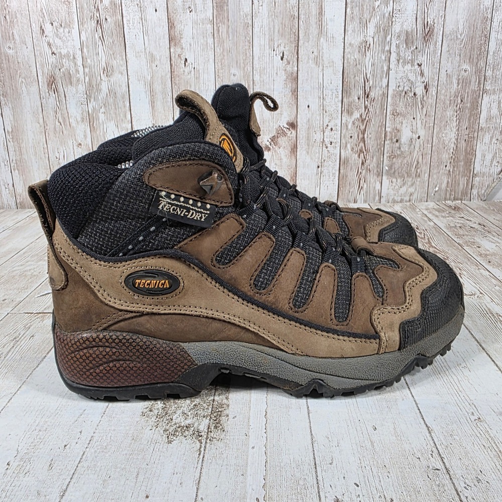 Tecnica Lynx‎ TCY Womens 8 Brown Tecni-Dry Waterproof Hiking Boots Leather